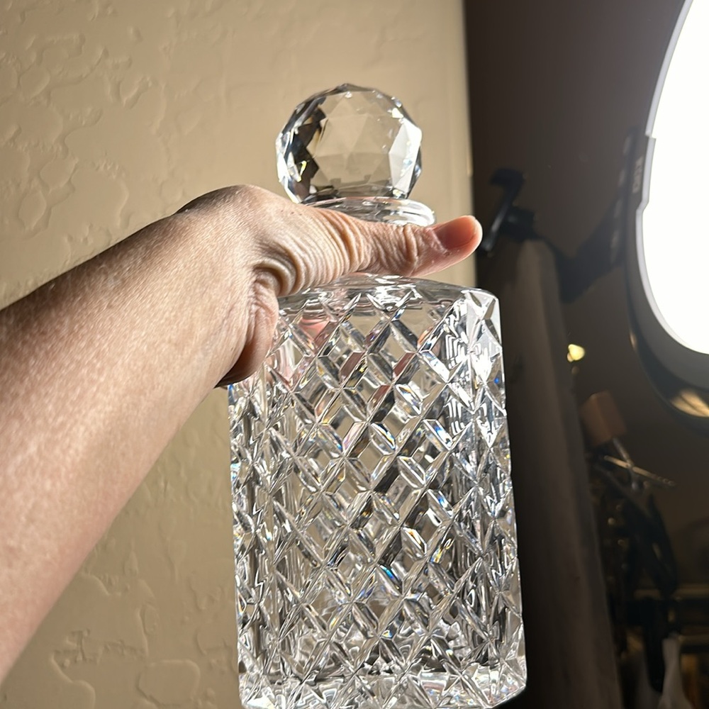 9.5” Quality Lead Crystal Decanter